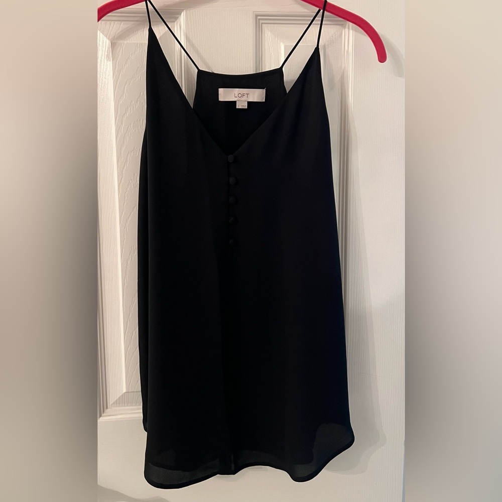 LOFT Black Camisole Top